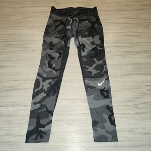 Nike Pro Sports Leggings Men's Black Camo Size Medium A1